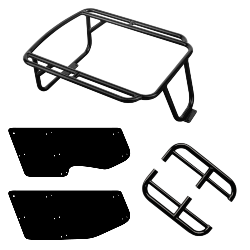 Accessoire - Le Petit Porteur LPP Longtail - Kit : Arceaux de sécurité / Plateforme repose-Pieds / Protèges Roues