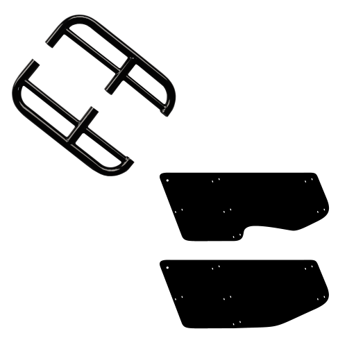 Accessoire - Le Petit Porteur LPP Longtail - Kit : Plateforme repose-Pieds / Protèges Roues