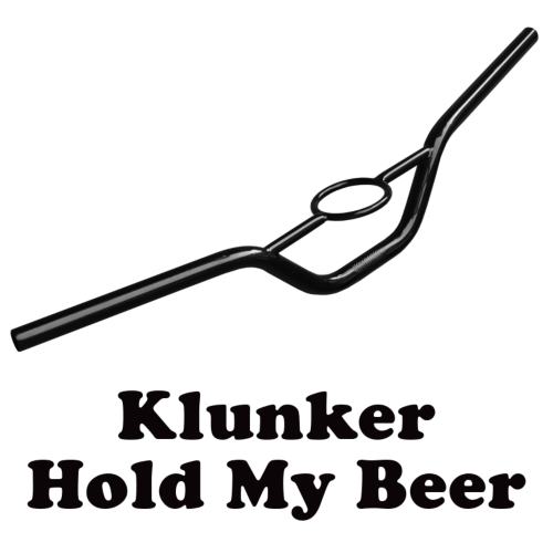 Accessoire - Le Petit Porteur LPP - guidon Klunker  "Hold my beer" (en remplacement du guidon standard)